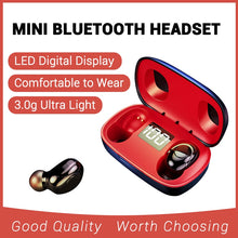 Load image into Gallery viewer, V5.0 TWS Wireless Bluetooth Earphone 3D Stereo Mini Bluetooth Wireless Headset HIFI Mini Wireless Bluetooth Headphone E7
