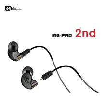 Load image into Gallery viewer, MEE Audio M6 PRO 2nd Earphones Noise Canceling 3.5mm M6 PRO generation 2 HiFi In-Ear Monitors Earphones with Detachable Cables
